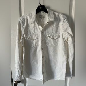Lucky Brand a white denim shirt